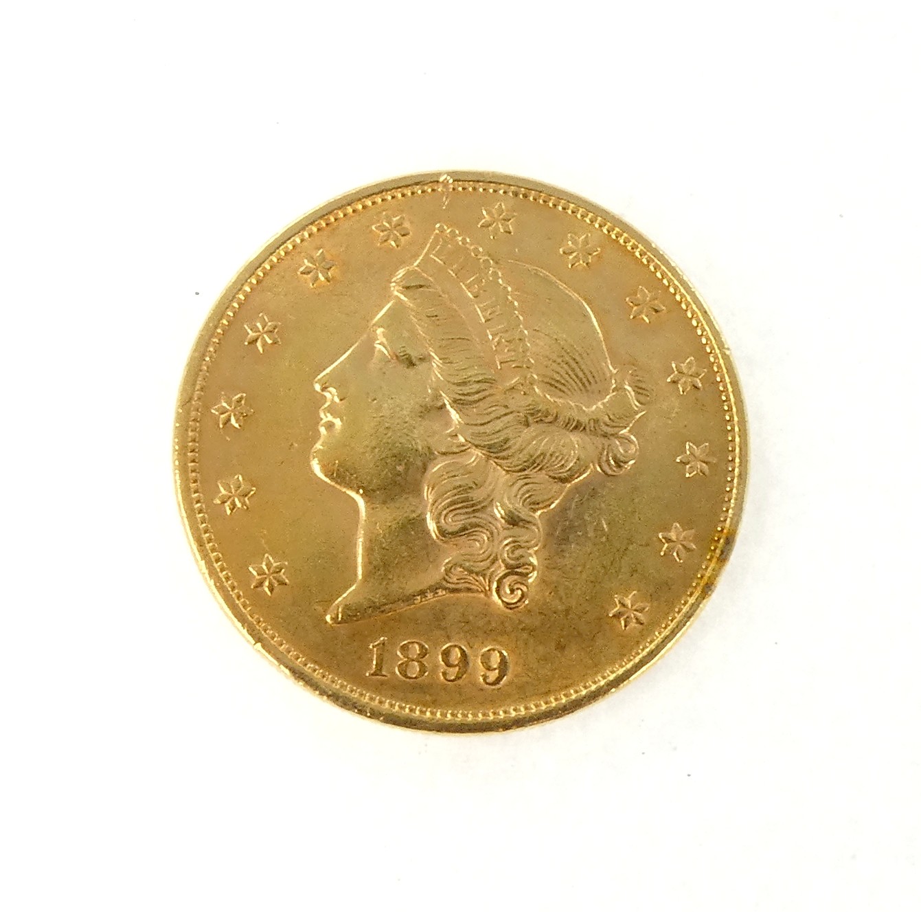 Lot 3 — 1 Pièce de 20 Dollars Or 900 mil. 33.4g